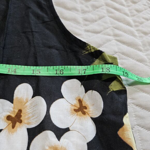 Kawaii Hawaii Muumuu Floral Hawaiian Summer Sleeveless Light weight Dress - Picture 4 of 9
